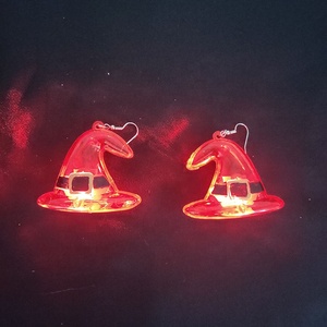 Nuovi Arrivi: Orecchini LED a Forma di Cappello da <span class=keywords><strong>Strega</strong></span> per <span class=keywords><strong>Halloween</strong></span>, Nuovi Design con <span class=keywords><strong>Accessori</strong></span> LED Lampeggianti - Product Image 2