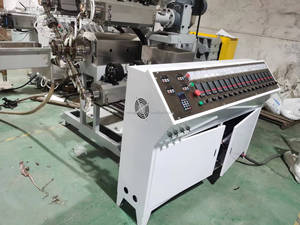 High Capacity <strong>Extruder</strong> <strong>Machine</strong> For Two Rattans One Mould Single-Screw Design PP PE Profiles Include Bearing Motor Gearbox - Product Image 3