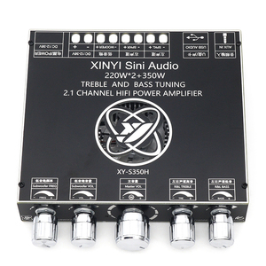 Placa amplificadora de potência <span class=keywords><strong>Bluetooth</strong></span> XY-S350H, módulo de amplificador de potência <span class=keywords><strong>Bluetooth</strong></span> de 2.1 canais, <span class=keywords><strong>subwoofer</strong></span> alto e baixo 220W * 2 + 350W - Product Image 3