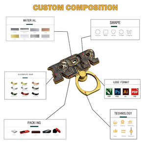 Accesorios de Acrílico para Teléfono con Diseño de Dibujos Animados, Soporte Personalizado para Teléfono, Adhesivo Acrílico Brillante para Agarre de Teléfono - Product Image 6