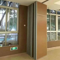 Ebunge cloison de bureau cloison diviseur de salle de réunion porte de séparation pliante coulissante