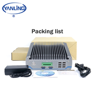 Ordinateur industriel Intel core i7-6700T 6th gen sans ventilateur à faible coût avec 10 * USB GPIO 5 * RS232/485 prise en charge du port COM Fenêtre 10