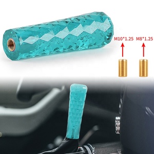 Botão de câmbio de marcha de vidro acrílico retrofit carro com diamantes em sete cores opcionais acessórios para carro adequados para a maioria dos carros - Product Image 1