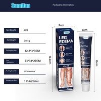 Sumifun 20g Herbal Body Healthcare Cream Ingrédients naturels pour l'élimination de l'œdème Healthcare Supply