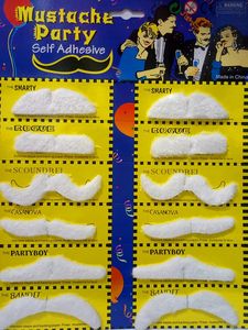 Забавные клейкие плюшевые усы, усы, новинка, усы на Хэллоуин, индивидуальные наклейки для костюма, борода для вечеринки - Product Image 4