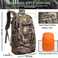 Personnalisé 40L camouflage Forestier Chasse Sac À Dos En Plein Air Sac À Dos De Chasse pour Hommes avec Housse De Pluie