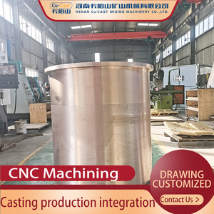 Flange Bushing Bronze Sleeve ZCuPb15Sn8 Mechanical Equipment Customized Size Split <b>Slide</b> <b>Bearing</b> - Product Image 5