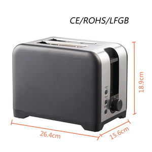 229203 đa năng nhà bếp Retro nướng bánh mỳ điện thép không gỉ 2 lát bánh mì nướng bánh mỳ loại nhà - Product Image 2