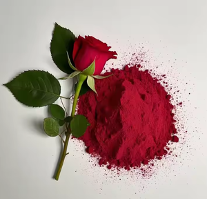 Poudre de jus de rose rouge à double pétale en vrac, 99% de vitamine C, extrait naturel, colorant alimentaire, matière première issue de plantes - Product Image 2