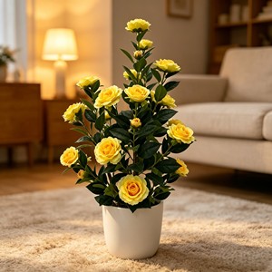 <b>Artificial</b> Camellia <b>Tree</b> Faux Camellia <b>Tree</b> Camellia <b>Tree</b> Potted - Product Image 4