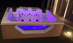 Termoformato Jacuzzsis Infinito Spa Hot Tube Jacuzziss Câmara de crioterapia ao ar livre Tina Piscinas Natação Exterior - Product Image 3