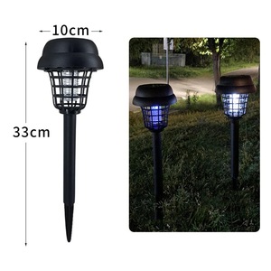 Lámpara solar LED para jardín, mata mosquitos, 33 cm, iluminación exterior para césped, lámpara de paisaje con estaca para patio y camino - Product Image 1