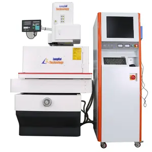 Mesin EDM potong kawat LK400 kontrol Stepper otomatis CNC dengan sekrup bola presisi tinggi