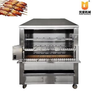 Nueva Parrilla de Barbacoa de Acero Inoxidable de Alta Resistencia, a Gas y Carbón, Tipo Rodízio <span class=keywords><strong>Brasileño</strong></span>, con Asador Eléctrico para Carne, Picanha, para Exteriores - Product Image 2