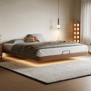 Cadre <span class=keywords><strong>de</strong></span> <span class=keywords><strong>lit</strong></span> Queen Size gain <span class=keywords><strong>de</strong></span> place, directement <span class=keywords><strong>de</strong></span> l'usine, design flottant sans tête <span class=keywords><strong>de</strong></span> <span class=keywords><strong>lit</strong></span> avec lumières LED et ensemble <span class=keywords><strong>de</strong></span> chambre à coucher <span class=keywords><strong>de</strong></span> luxe en bois <span class=keywords><strong>de</strong></span> qualité supérieure - Product Image 2