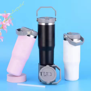 30oz/900ml Stainless Steel Eco-Friendly Leak-Proof BPA Free Vacuum Insulated Thermal Mug Handle Office Camping Party Gift <b>Cup</b> - Product Image 4