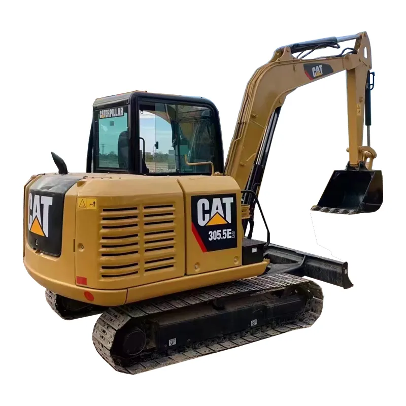 حفارة Cat305.5E2 مستعملة كاتربيلر صغيرة 5 طن رخيصة مستعملة CAT305.5 حفارة للبيع