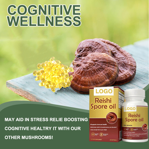 Huile de spores de <span class=keywords><strong>Ganoderma</strong></span> de haute qualité, pure et naturelle, huile essentielle de <span class=keywords><strong>Ganoderma</strong></span> lucidum en gélules molles, huile de spores de Reishi - Product Image 5