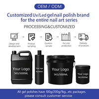 Kit de vernis à ongles en gel UV HS Private Label sans HEMA ni TPO, couleurs de construction, design de flacon, longue tenue, fournitures en gros