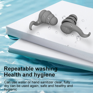 Tapones <span class=keywords><strong>para</strong></span> los Oídos Reutilizables <span class=keywords><strong>de</strong></span> Silicona <span class=keywords><strong>de</strong></span> 3 Capas Antiruido EP022, Tapones <span class=keywords><strong>para</strong></span> los Oídos Impermeables <span class=keywords><strong>para</strong></span> Natación, Buceo y Surf, <span class=keywords><strong>Protector</strong></span> Auditivo Suave y Cómodo - Product Image 4