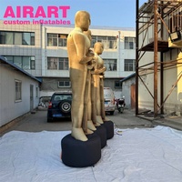 Trophée Oscar gonflable pour la décoration de scène, statue Oscar personnalisée pour les événements