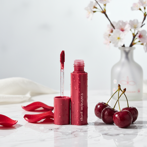 Pour CLIO Twinkle Pop Pure Glass Tint in 05 Cool Cherry Premium Lip Makeup Product - Product Image 3