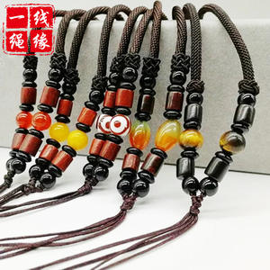 Diy Accessoires Handgeweven Jade Touw Opknoping Natuurlijke Agaat Steen Ketting Touw Jade Jade Hanger Touw Groothandel - Product Image 1