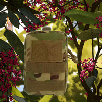 Pochette Molle en nylon multifonctions tactique EDC durable pour l'extérieur avec fermeture à glissière, accessoire de chasse et pochette de ceinture durable