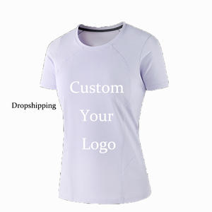 Camiseta Personalizada de Alta Calidad 2026, Camiseta con Hombros Caídos, Impresión de Logotipo Personalizado, Camiseta Blanca de Peso Pesado para Verano - Product Image 1