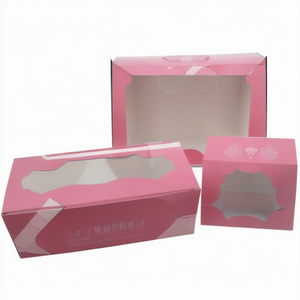 Cajas de Papel Desechables para Donuts al por Mayor, Caja para Cupcakes, Empaque para Alimentos - Product Image 2