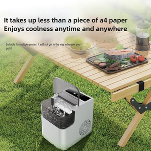 Nueva Máquina de <span class=keywords><strong>Hielo</strong></span> Eléctrica de Escritorio, Multifuncional, Pequeña, Automática, para el Hogar, Cocina, Oficina, Portátil - Product Image 3