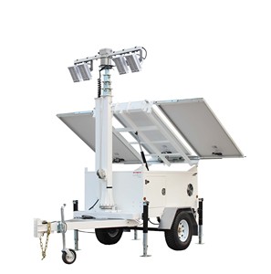 Remolque de Iluminación Móvil para Construcción en Exteriores con Generación de Energía Solar, Impermeable IP65 para un Funcionamiento Duradero - Product Image 3