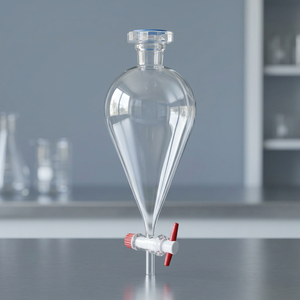 Entonnoir de séparation en verre CISCO Lab 500 ml avec robinet pour usage en laboratoire - Product Image 1