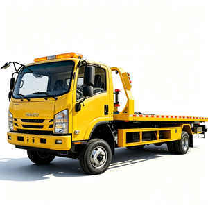 Prix d'usine Isuzu Camion de dépannage 190 CV 6 tonnes, Camion de sauvetage routier, Camion porte-voitures, Treuil de remorquage diesel, Camion de remorquage à vendre - Product Image 1