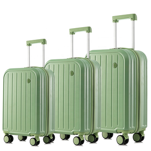 Maleta de Transporte de 20, 24 y 28 pulgadas, bolso de viaje ABS para PC, 4 ruedas rodantes, a medio Control, 3 piezas - Product Image 5