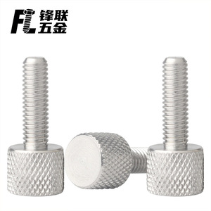Vis à molette moletées en acier inoxydable 304 Fenglian M2 M3 M4 M5 M8 à tête cylindrique, qualité A2-70, pour l'industrie de la construction - Product Image 2