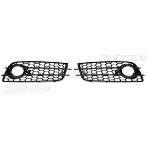 Grilles de phares antibrouillard de haute qualité (2 pièces) en nid d'abeille pour Audi A4 B8 S-Line S4 2008 2009 2010 2011 2012 - Product Image 4