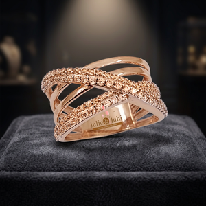Bague Charmante Premium pour Femme en Or 18 carats avec Finition Élégante, Design de Bijou Simple et Sophistiqué, Idéale pour Sublimer - Product Image 3