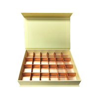 Boîtes cadeaux de luxe dorées personnalisées pour chocolats et bonbons, emballages vides pour barres chocolatées