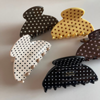 Pince à cheveux en acétate UME personnalisée, petite, durable, écologique, au design sophistiqué en forme d'éventail, idéale pour les coiffures mi-hautes des filles