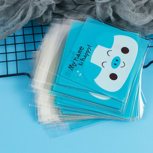 Sacchetto di 100 pz/pacco per biscotti con fiocco di neve da forno sacchetto di sapone fatto a mano tre sigilli laterali 10*10 - Product Image 4