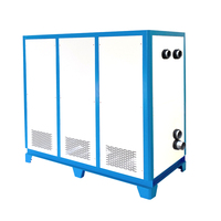 Machine de refroidissement industrielle à commande automatique, haute efficacité, compresseur Copeland/Sanyo, capacité de refroidissement de 50 kW, conception à calandre tubulaire