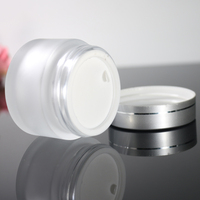 Prix usine 5g 15g 30g 50g 100g 200g cosmétiques couvercle en or pot en verre crème pour le visage crème pour les yeux pot en verre avec couvercle en or