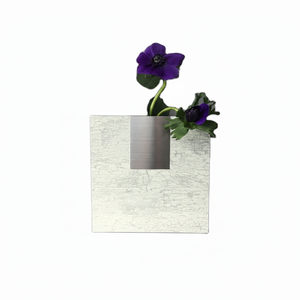 Support de fleurs en métal carré moderne pour la maison hôtel bureau tenture murale dessus de table porte-fleurs artificielles Hot MS Home Decor - Product Image 1