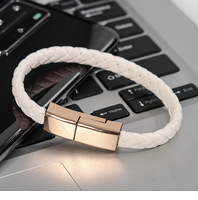 Ventes directes d'usine Bracelet câble de données type-c nouveau bracelet type câble de données câble de charge en cuir portable