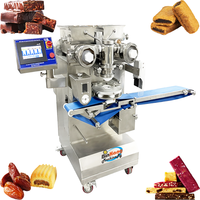 Machine électrique automatique en acier inoxydable pour l'extrusion de barres de figues, la fabrication de barres de dattes et la découpe de biscuits enrobés
