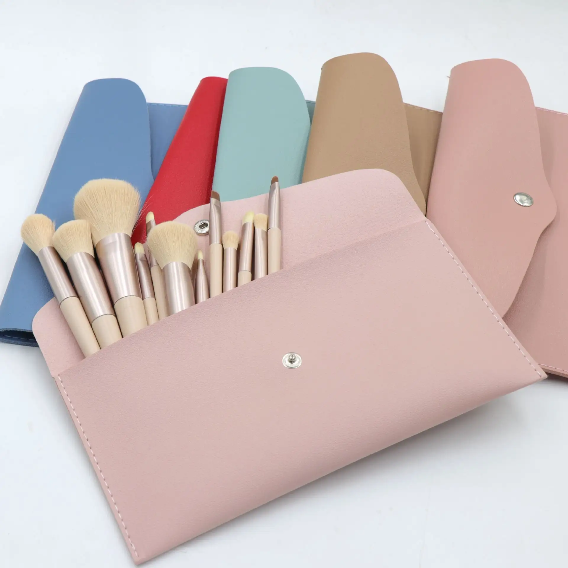 Envelop style makeup brush bag by stackers private label makeup brush bag and travel case