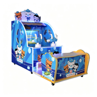 Machine de jeu d'arcade à pistolets à eau pour 2 joueurs, fonctionnant à pièces, pour enfants, jeu de tir à l'eau de sauvetage pour parc d'attractions