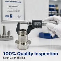 Composants métalliques en acier inoxydable personnalisés de haute précision |   Service d'usinage CNC professionnel OEM avec une tolérance de 0,005 mm