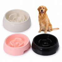 Nouvel Arrivage Gamelle Anti-Étouffement Portable et Légère en Plastique Écologique Non Toxique pour Animaux de Compagnie, Durable